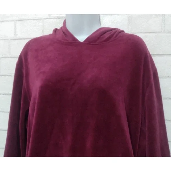 Pacsun Los Angeles Womens Pullover Hooded Sweatshirt Hoodie Size Large Purple - Picture 2 of 5